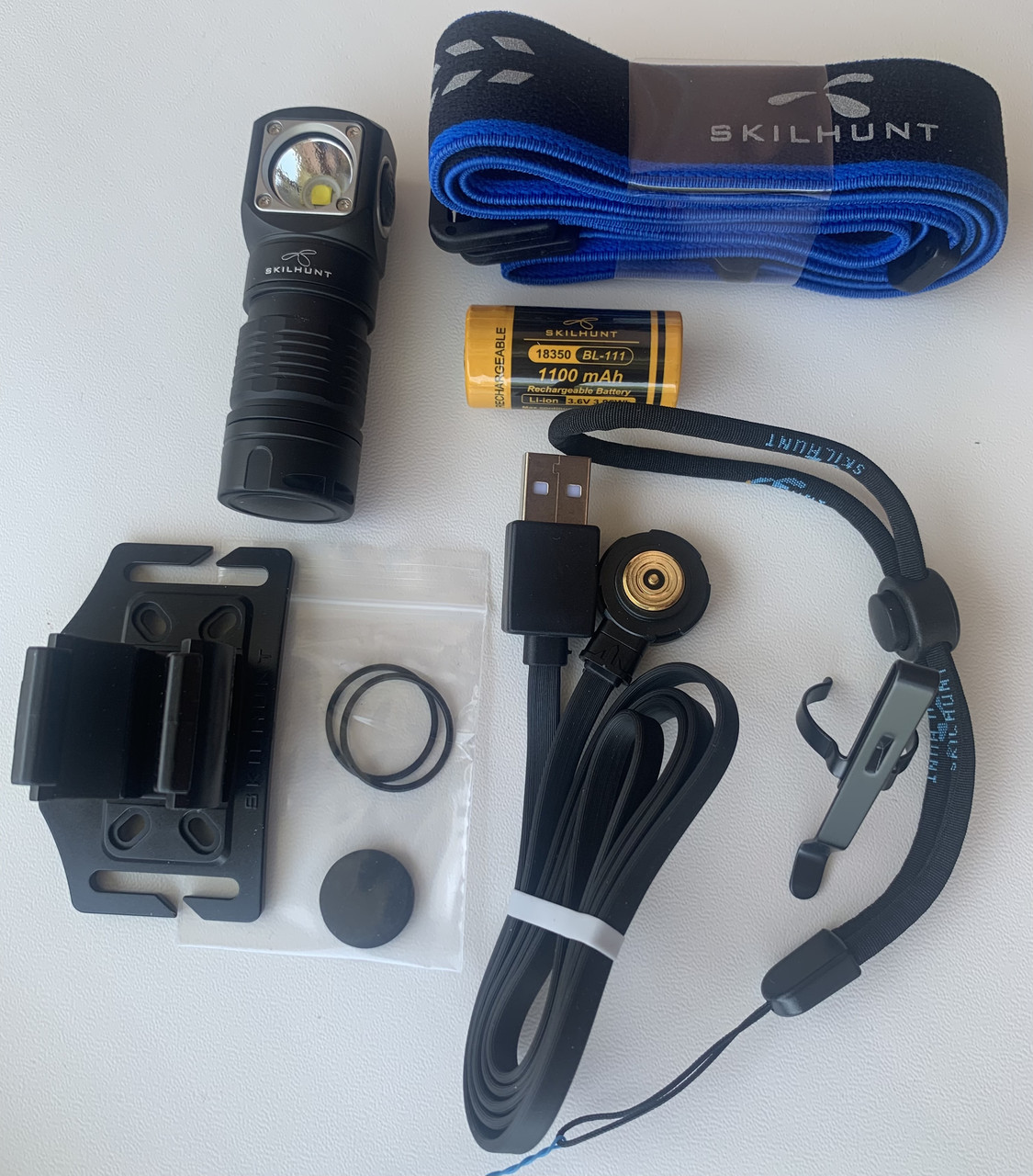 Фонарь Skilhunt H04R mini RC 18350, Samsung LH351D High CRI