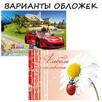 Альбом для малювання 24 л. обложкацвет,крейдований картон, блок офсет імпортний 110г/м2, фото 2