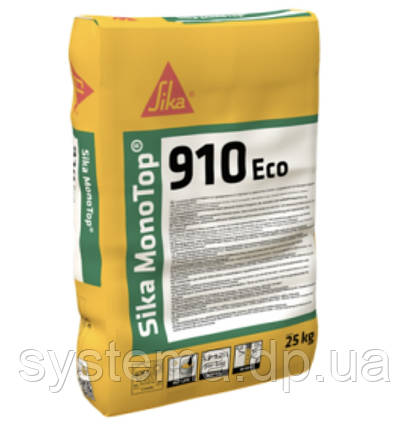 Sika® MonoTop®-910 ECO — Антикорозійний захист арматури та клейкий розчин, 25 кг, фото 1