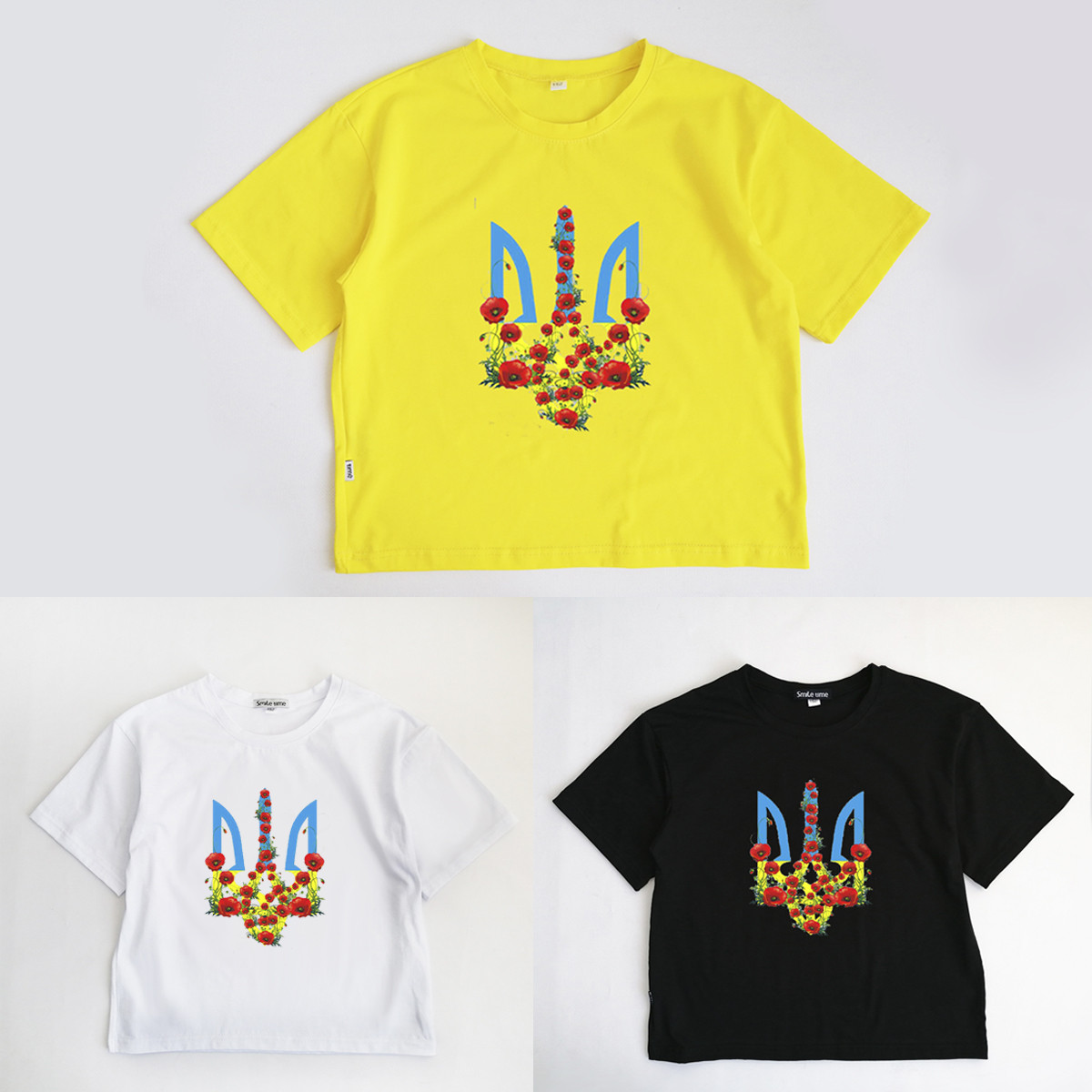 Патріотична футболка, для дівчинки, Тrident