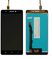 Дисплей для Lenovo A7000, модуль з тачскрином, чорний