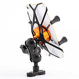 Тримач кріплення телефону для мотоцикла на кермо Quick Charge 3.0 Універсальне, фото 2