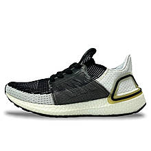 Кросівки чоловічі Adidas текстильні сітка чорні сірі літні демі весна/літо