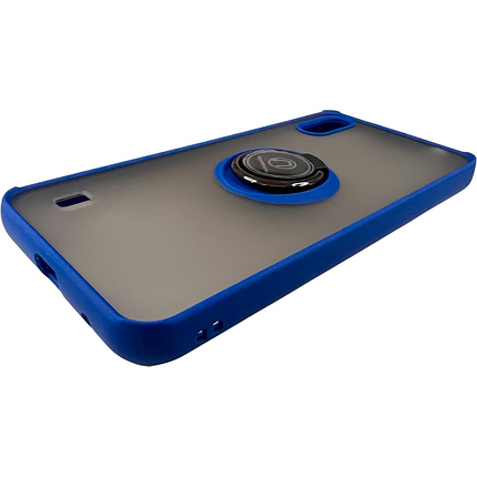 TPU чохол накладка Matte Ring Magnit для ZTE Blade A5 2020 (на зті блейд а5 2020) синій, фото 2