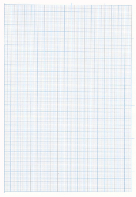 Масштабно-координатна папір, Ф. А2, 200 аркушів, офсет 70 г/м2, колір синій