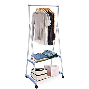Вішалка для одягу Clothes Rack 68х43.9х152см ⁇ Шафа органайзер, фото 1