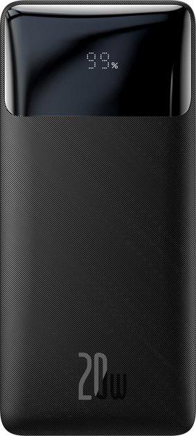 Зовнішній акумулятор Baseus Power Bank Bipow Digital Display 30000 mAh 20 W Black (PPBD30K)