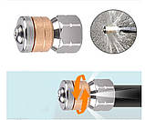 Форсунка (сопло) 1/4 для чищення каналізації (обертові), фото 2