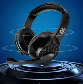 Ігрові дротини Game Headphones GM-001 ⁇ Навушники bluetooth GM-001 ⁇ навушники накладні, фото 3