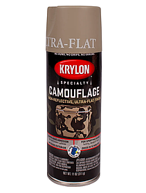 Фарба військова Krylon Camouflage Color Khaki (біжевий) для створення військового камуфляжу