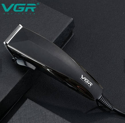 Професійна машинка для стриження VGR V-033 9W, дротова безшумна машинка для стриження, Тример, Бритва, фото 1