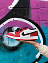 Кроссовки мужские красные Nike Air Jordan Low Chicago (01683), фото 3