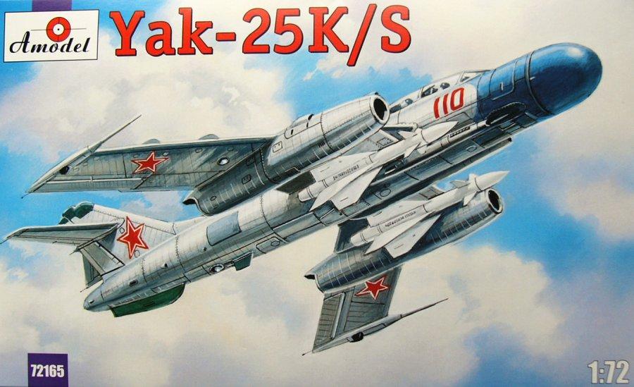Пластикова модель 1/72 A-model 72165 радянський винищувач ЯК-25 К/С, фото 1