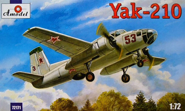 Пластикова модель 1/72 A-model 72171 радянський навчально тренувальний ЯК-210