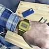 Класичний металевий годинник Casio A168 Illuminator F-91W Gold Касіо, фото 2