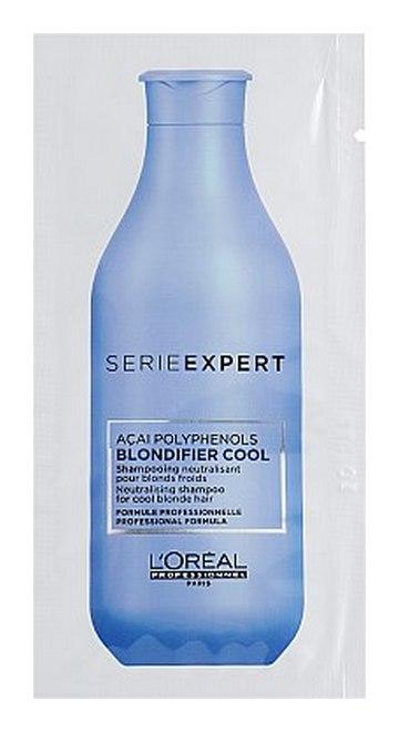 Пробник Шампунь для нейтралізації жовтизни Loreal Professionnel Serie Expert Blondifier Cool Shampoo, 12 мл