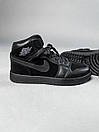 Кросівки чоловічі чорні Nike Air Jordan High 1 (07487), фото 9