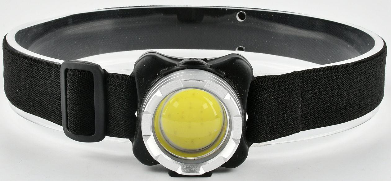 Ліхтар Quantum налобний акумуляторний Lucky LED COB + Мicro USB кабель в комплекті (QM-FL4010)