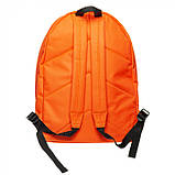 Рюкзак міський спортивний молодіжний для поїздок прогулянок школи секцій / друк логотипу від 20 шт Помаранчевий, фото 4