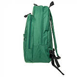 Рюкзак міський спортивний молодіжний для поїздок прогулянок школи секцій / друк логотипу від 20 шт Зелений, фото 3