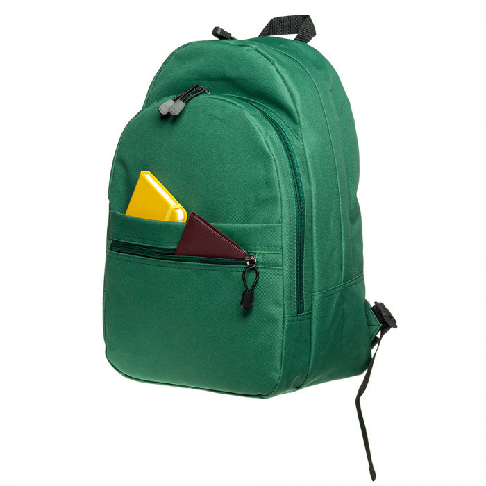 Рюкзак міський спортивний молодіжний для поїздок прогулянок школи секцій / друк логотипу від 20 шт Зелений, фото 1