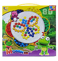 Мозаїка 80 фішок, 20 мм, 6 кольорів (8018-13)