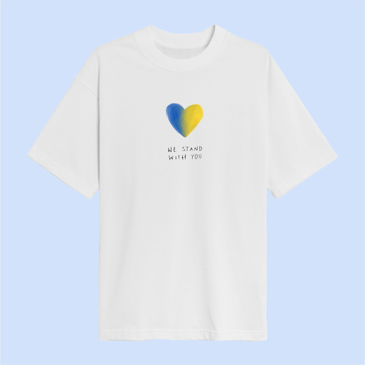 Футболка We stand with you Білий Розмір