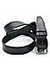 Ремінь чоловічий шкіряний Weatro 110-125х3,5 см Чорний mkr-35tur-014, фото 4