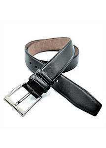 Чоловічий ремінь Weatro 110-125х3,8 см Чорний kz-38m-kit-03