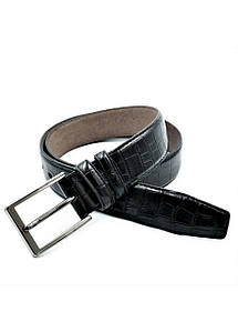 Чоловічий ремінь Weatro 110-125х3,8 см Чорний kz-38m-kit-01