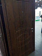 Двері вхідні Модель "Вена" (шоколадний горіх, дуб бронза)