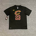 Футболка чорна Леброн Джеймс 23 Сент Кавал'єрс NBA Dri-Fit Cleveland Cavaliers, фото 2