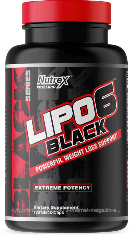 Nutrex Nutrex Lipo-6 Black Extreme Potency 120 caps, цена 628 грн ...