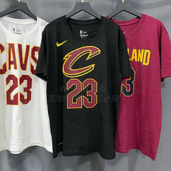 Футболка чорна Леброн Джеймс 23 Сент Кавал'єрс NBA Dri-Fit Cleveland Cavaliers