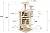 Дерево кігтечка дрючка для кота кота 130см бежевий, фото 4