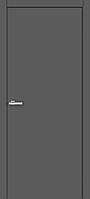 Двери межкомнатные Омис Cortex Глухие гладкие Silk matt графит