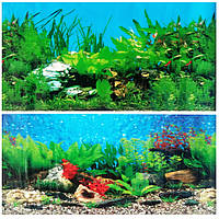 Фон для акваріума щільний, двосторонній №1 з висотою 60 см