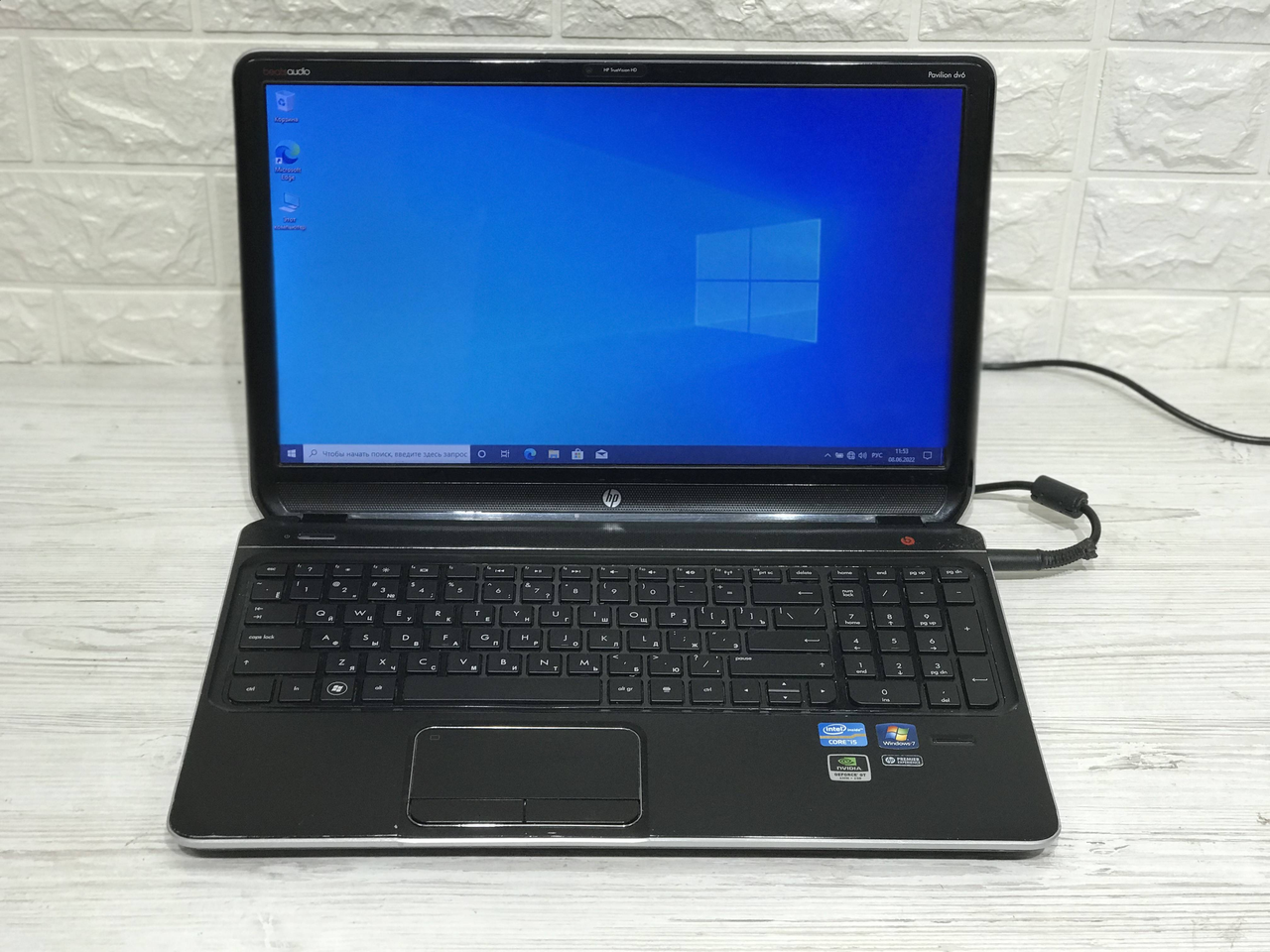 Ноутбук HP Pavilion DV6 15.6 Intel i5-3210M 8 RAM 120 HDD NVIDIA GT 630M 2 ГБ, фото 1