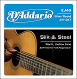 Струны D`ADDARIO EJ40 SILK & STEEL FOLK 11-47, фото 4