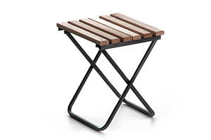 Стул складного з дерев'яним сидінням 33*30*37 СІЛА