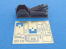 Набір фототравлення для деталірування вертольота AH-1G Кобра. Інтер'єр. 1/32 METALLIC DETAILS MDR3219, фото 2