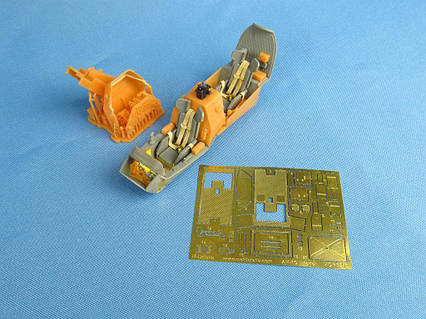 Набір фототравлення для деталірування вертольота AH-1G Кобра. Інтер'єр. 1/32 METALLIC DETAILS MDR3219, фото 1