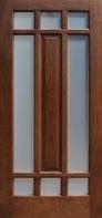 Двері міжкомнатні Мадрид ПГ/ПО 3, ПО 6, ПО 8 (40, 60, 70, 80, 90) скло сатин білий (скло сатин бронза + 370 грн)