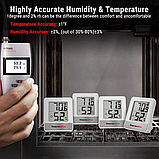 Термогігрометр ThermoPro TP-49 чорний (-30..+60°C; 10%...99%), фото 3