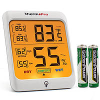 Термогігрометр ThermoPro TP-53 (-20..+70°C; 10%..99%) з підсвічуванням і магнітом