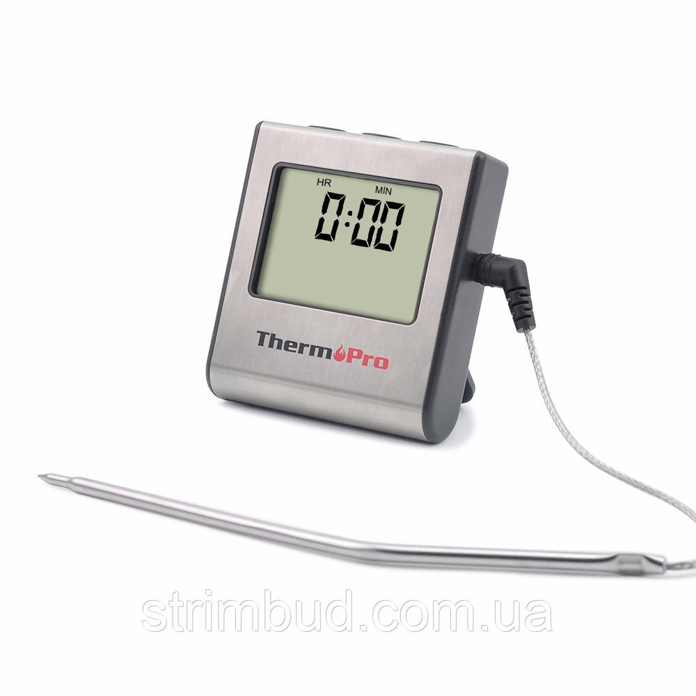 Термометр для мяса ThermoPro TP-16 (0..+300 °C) с таймером и магнитом - фото 2 - id-p1635717936