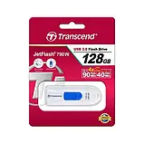 Флеш память Transcend JetFlash 790 TS128GJF790W White 128 GB USB 3.0, фото 5