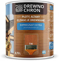 Плёнкообразующая пропитка Drewnochron Impregnat Extra Тик 0.75л