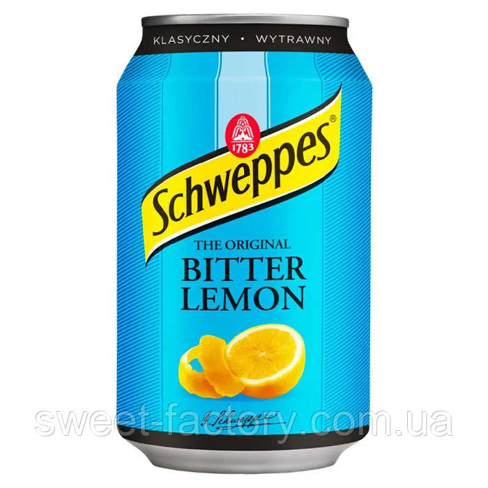 Швепс Schweppes The Original Bitter Lemon 330ml, фото 1
