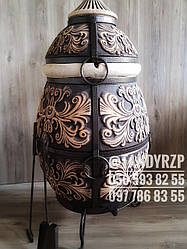 Тандир "TU Марракеш" 100 літрів у комплекті (совок, кочерга, мех.кришки та піддувала)